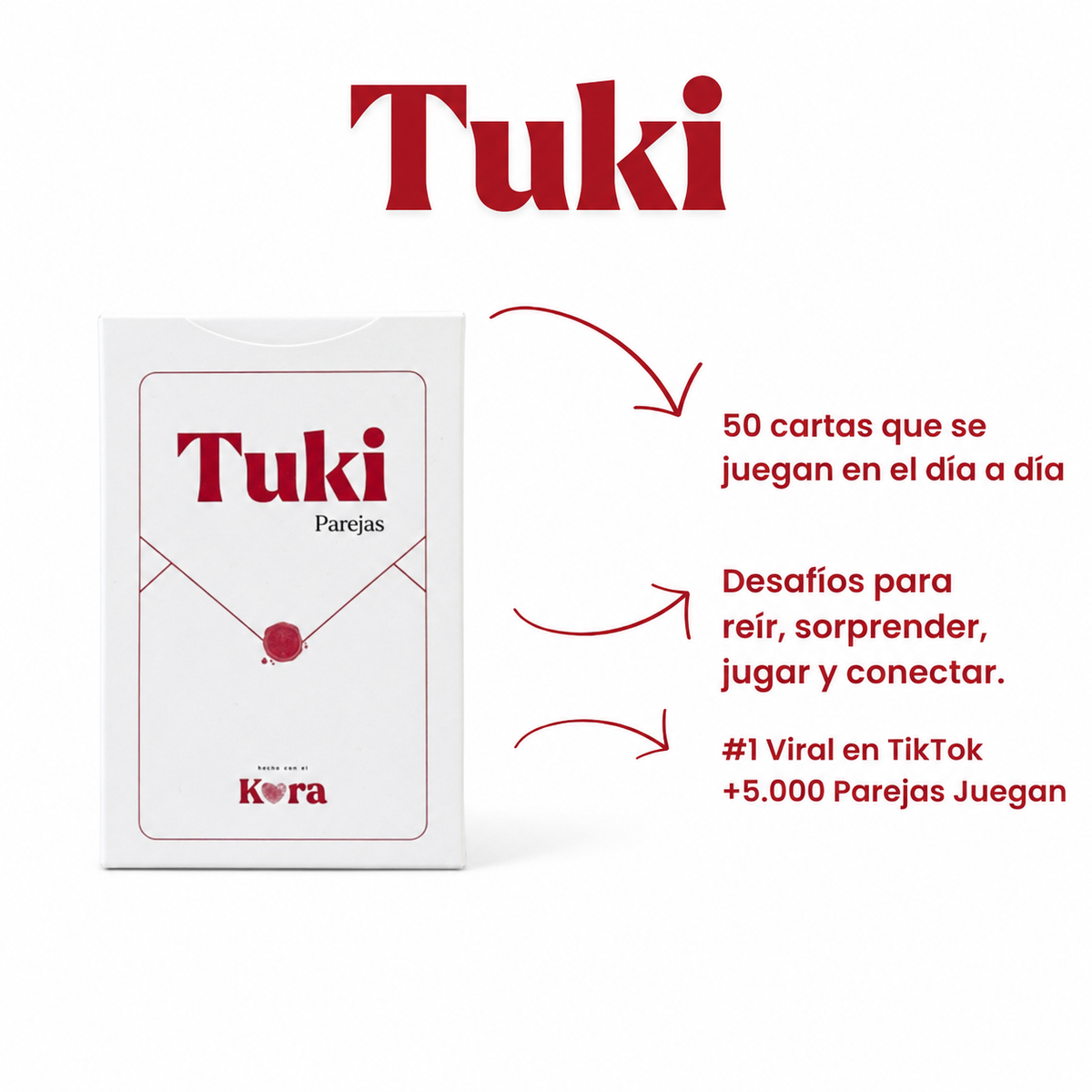 Tuki: 50 cartas con desafíos para reír, sorprender, jugar y conectar