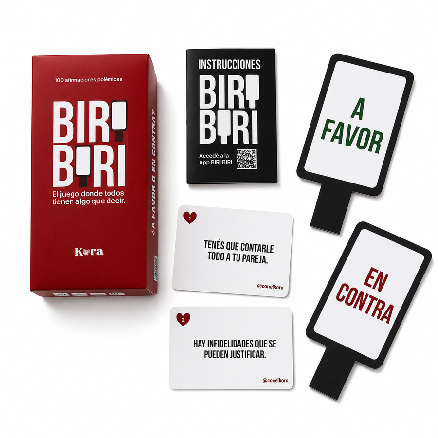 BIRI BIRI — Contenido de la caja